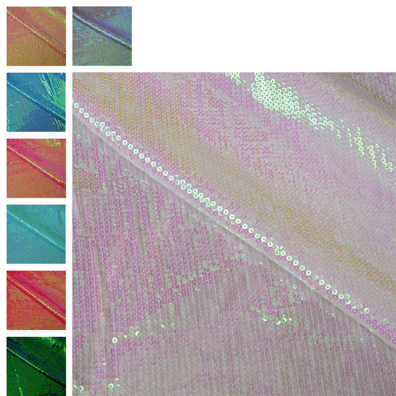 Трикотаж с пайетками Хамелеон блестящая, блестящая ткань для вечерней одежды білий, фото 1 Трикотаж с пайетками Хамелеон блестящая, блестящая ткань для вечерней одежды білий, фото 1