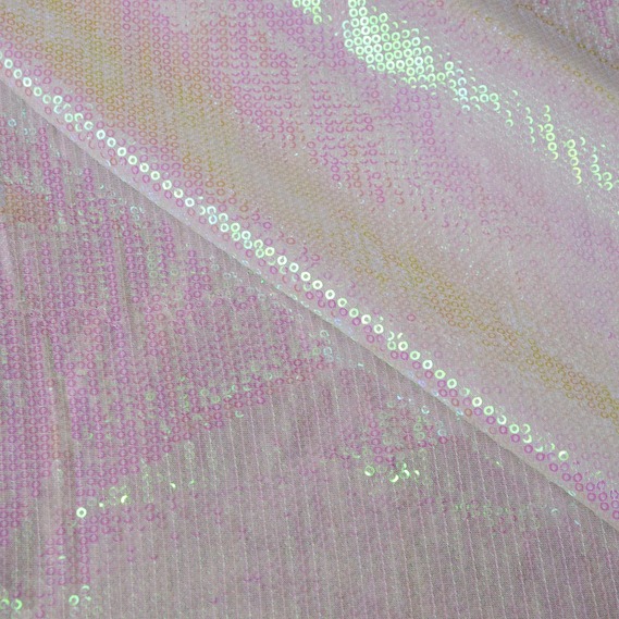 Трикотаж с пайетками Хамелеон блестящая, блестящая ткань для вечерней одежды білий, фото 2 Трикотаж с пайетками Хамелеон блестящая, блестящая ткань для вечерней одежды білий, фото 2