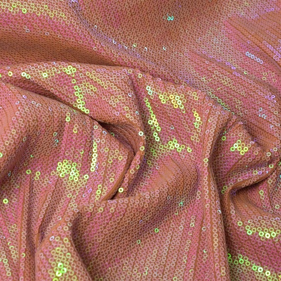 Sequin knitwear 228 g/m2, glitter, glitter fabric for evening wear кемел, фото 2 Sequin knitwear 228 g/m2, glitter, glitter fabric for evening wear кемел, фото 2