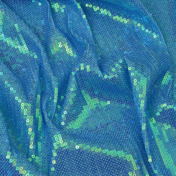 Трикотаж з пайєтками Хемелеон блискучий, блискуча тканина для вечірнього одягу блакитний , фото 2 Трикотаж з пайєтками Хемелеон блискучий, блискуча тканина для вечірнього одягу блакитний , фото 2