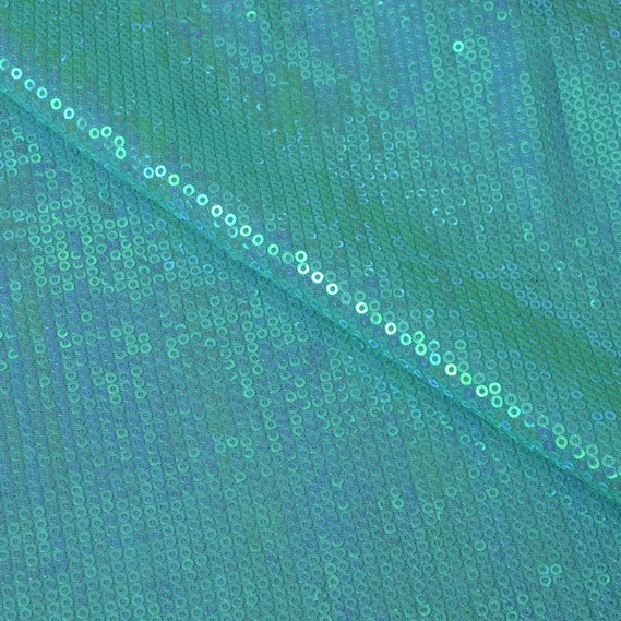 Трикотаж с пайетками Хамелеон блестящая, блестящая ткань для вечерней одежды бірюза, фото 1