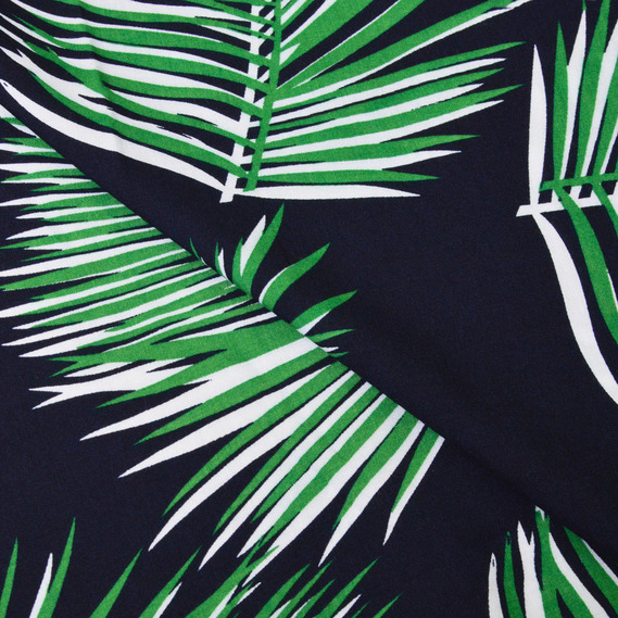 Ткань плательная штапель вискоза, плательная ткань натуральная, для блузок, платьев, юбок ромашка біла, фото 1