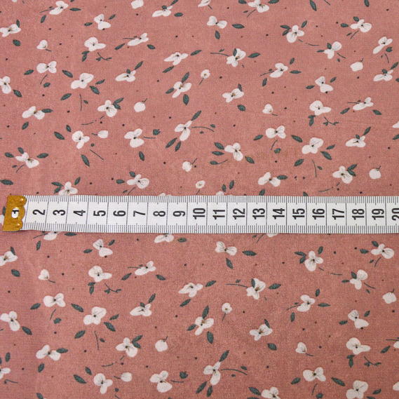 Тканина шифон набивний долина т/фрез, Квітковий, фото 2