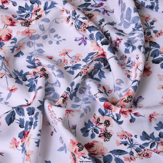 Плательна троянда на білому, Квітковий, фото 1 Плательна троянда на білому, Квітковий, фото 1