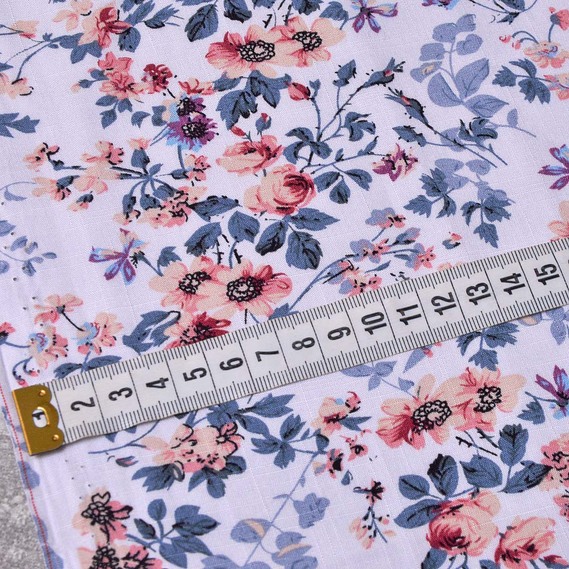 Плательна троянда на білому, Квітковий, фото 2 Плательна троянда на білому, Квітковий, фото 2