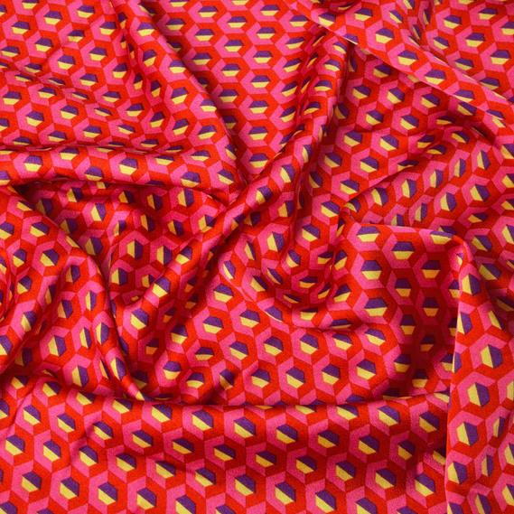 Ткань плательная атлас соти , Геометрія, фото 1