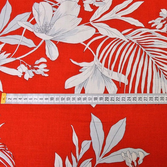 Льон принт аквалегія, Флора, фото 2