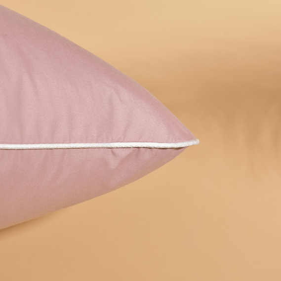 Подушка декоративная ROYAL с вышивкой ТМ IDEIA 45х45 см пудра, фото 4