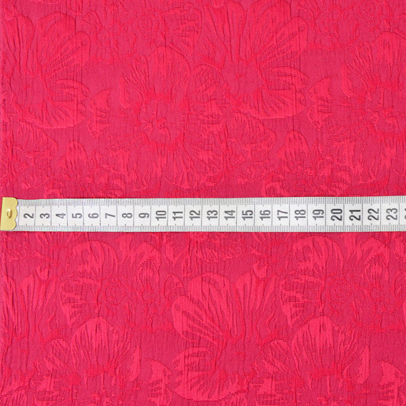 Костюмная жаккард Лирика 1 фуксія, фото 3