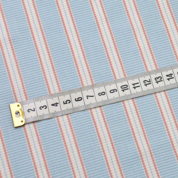 Трикотаж Stripe Spring блакит/пудра, Смуга, фото 3 Трикотаж Stripe Spring блакит/пудра, Смуга, фото 3