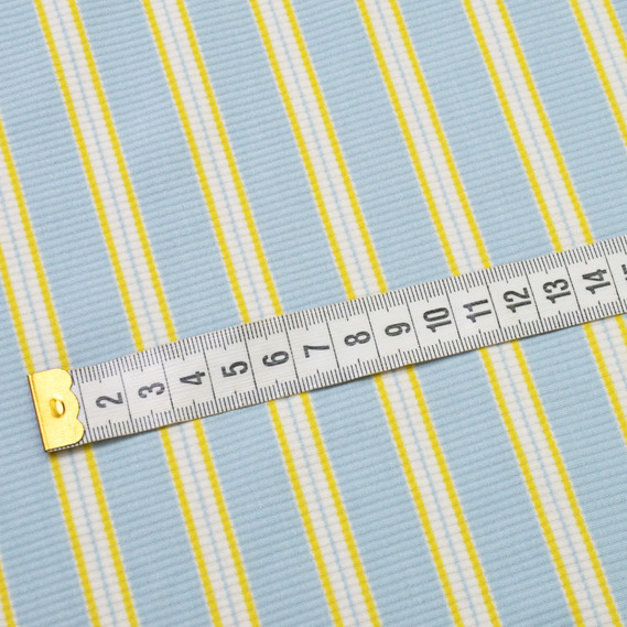 Трикотаж Stripe Spring блакит/лимон, Смуга, фото 3 Трикотаж Stripe Spring блакит/лимон, Смуга, фото 3