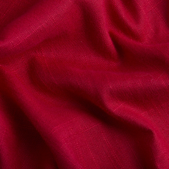 Льон штрих однотоний червоний , фото 2