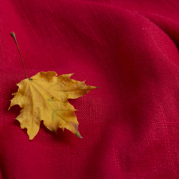 Льон штрих однотоний червоний , фото 3