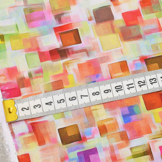 Штапель Абстракція мозаїка світлий, Акварель, фото 2