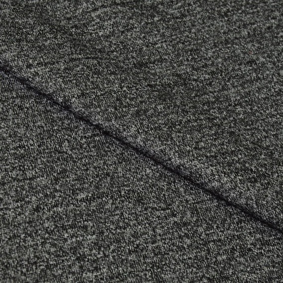 Трикотаж вискоза Меланж  №1 чорний/т/сірий, фото 2