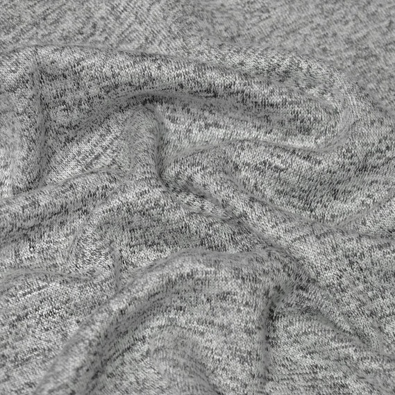 Трикотаж вискоза Меланж  №4 сірий, фото 2 Трикотаж вискоза Меланж  №4 сірий, фото 2