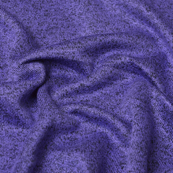 Трикотаж віскоза Меланж  т/бузок, фото 2