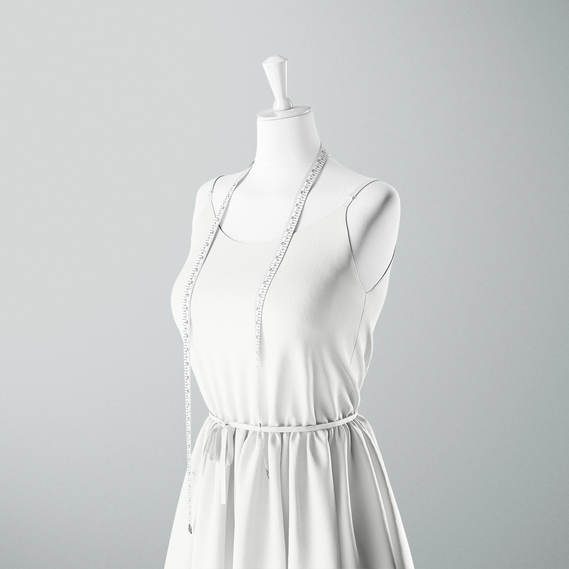 Тканина котон стрейч Hugo Boss R молоко, фото 3