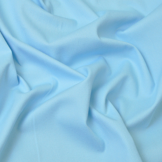 Тканина котон-сатин  блакитний , фото 1
