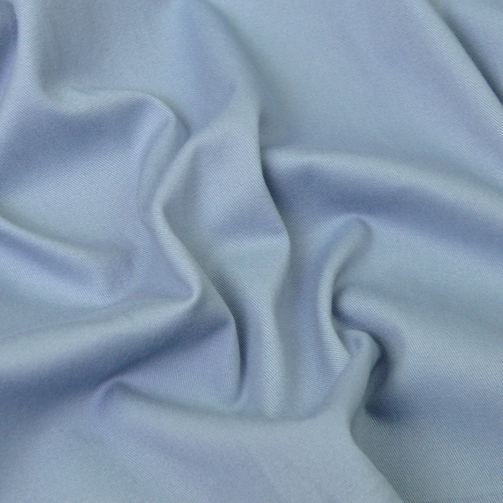 Тканина котон-сатин  сіро/блакитний, фото 1