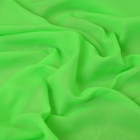 Тканина шифон Мульті 70 гр/м2 150 см напівпрозора, легка, повітряна для суконь, блузок та аксесуарів яскравий салат, фото 1 Тканина шифон Мульті 70 гр/м2 150 см напівпрозора, легка, повітряна для суконь, блузок та аксесуарів яскравий салат, фото 1