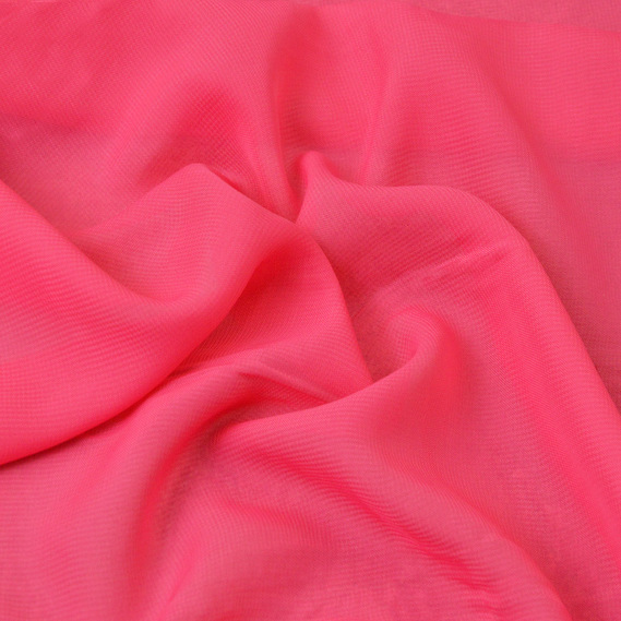 Ткань шифон Мульти 70 гр/м2 150 см полупрозрачная, легкая, воздушная для платьев, блузок и аксессуаров т/рожевий, фото 1 Ткань шифон Мульти 70 гр/м2 150 см полупрозрачная, легкая, воздушная для платьев, блузок и аксессуаров т/рожевий, фото 1