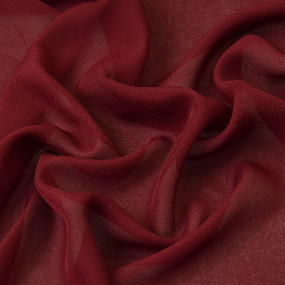 The fabric is chiffon with a multi-pattern design бордо, фото 1