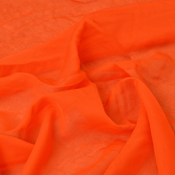 The fabric is chiffon with a multi-pattern design морква , фото 1 The fabric is chiffon with a multi-pattern design морква , фото 1