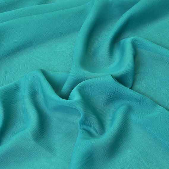 The fabric is chiffon with a multi-pattern design мор хвиля, фото 1