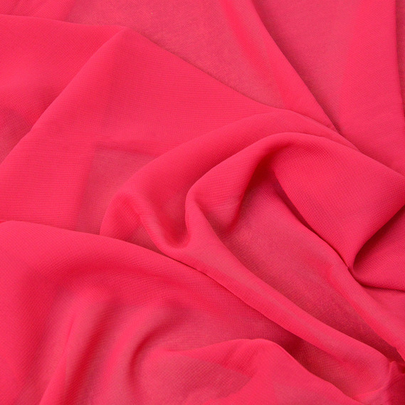 Ткань шифон Мульти 70 гр/м2 150 см полупрозрачная, легкая, воздушная для платьев, блузок и аксессуаров т/малина, фото 1 Ткань шифон Мульти 70 гр/м2 150 см полупрозрачная, легкая, воздушная для платьев, блузок и аксессуаров т/малина, фото 1