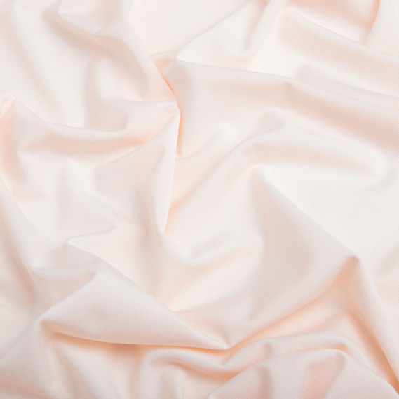 Тканина трикотаж масло Саманта 185 гр/м2 150 см легка еластична стрейчева персик, фото 2