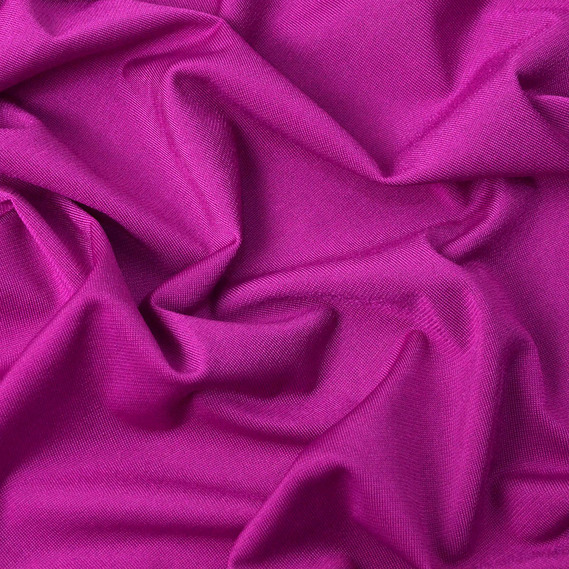 Ткань трикотаж масло Саманта 185 гр/м2 150 см легкая эластичная стрейчевая гіацинт, фото 1