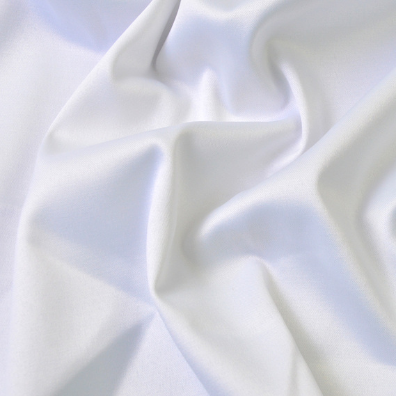 Тканина скатертна декоративна Славія, 155 см, для скатертин, серветок, декору гладь біла, фото 1