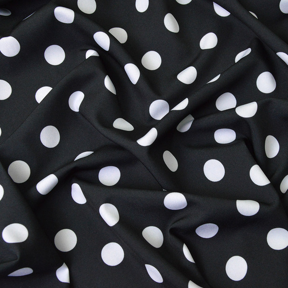 Плательна Super soft Горохи чорна, фото 1