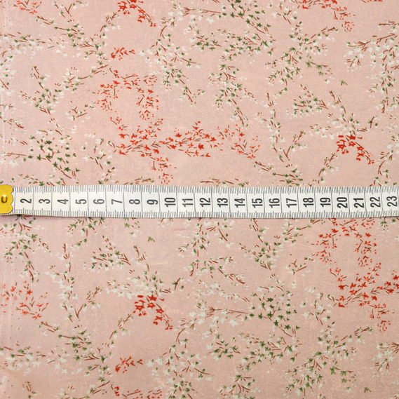 Шифон  натхнення пудра, Квітковий, фото 2