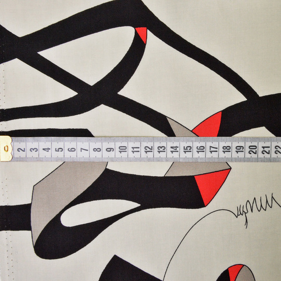 Штапель-твіл стрічки молоко, фото 3