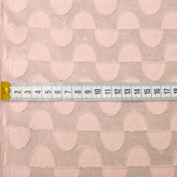 Шифон-жаккард рожевий, фото 2