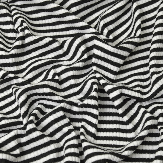 Трикотаж Резинка Смуга чорний, фото 1 Трикотаж Резинка Смуга чорний, фото 1