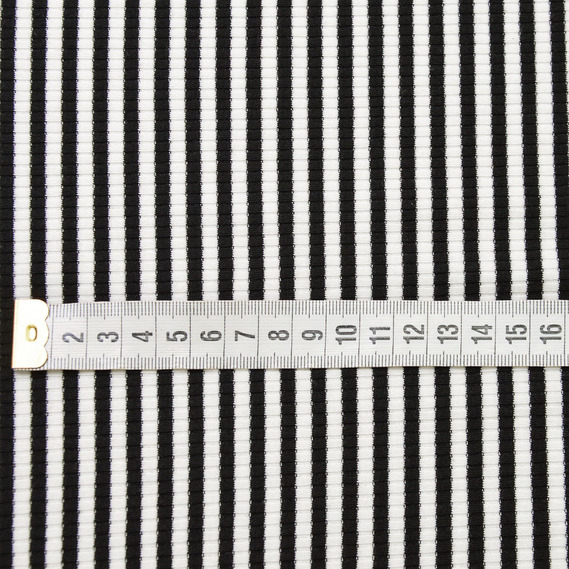 Трикотаж Резинка Смуга чорний, фото 2 Трикотаж Резинка Смуга чорний, фото 2