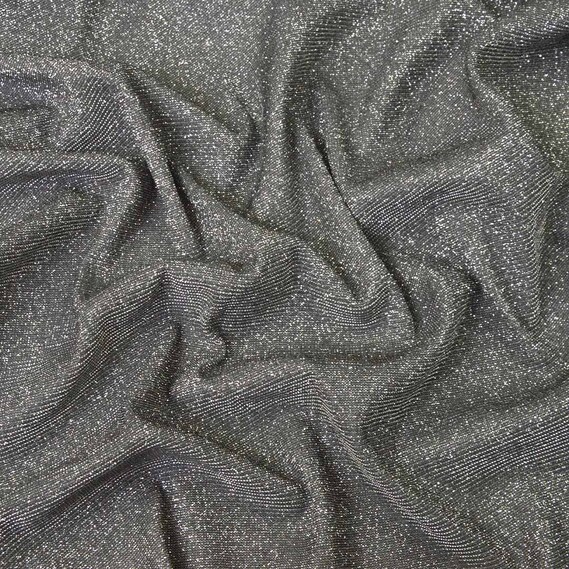 Трикотаж блиск Bellissima т/сірий, фото 1