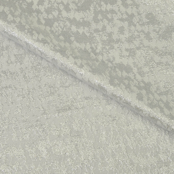 Костюмна парча Грета біла, фото 1