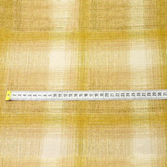Тканина портьєрна з малюнком Кантрі клітина V-261 гірчиця, У клітинку, фото 2 Тканина портьєрна з малюнком Кантрі клітина V-261 гірчиця, У клітинку, фото 2