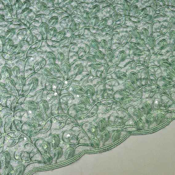 Гипюр-пайетка Микаелла полин, фото 1 Гипюр-пайетка Микаелла полин, фото 1