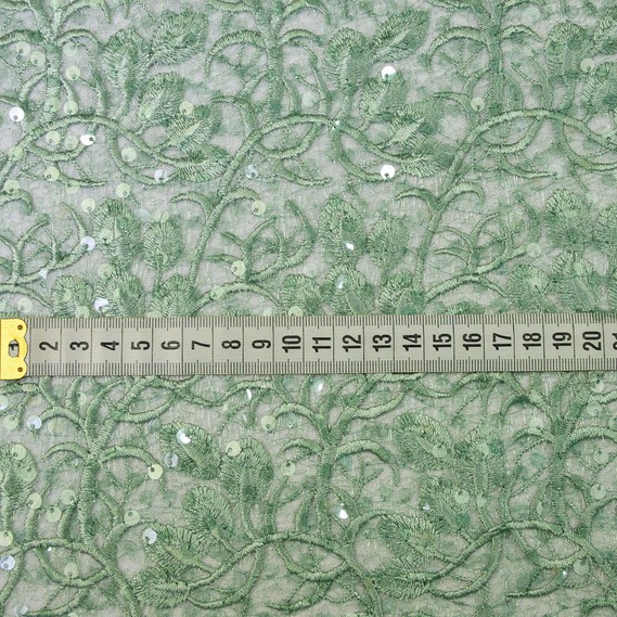 Гипюр-пайетка Микаелла полин, фото 2 Гипюр-пайетка Микаелла полин, фото 2