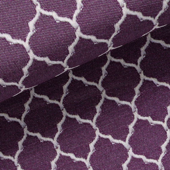 Тканина портьєрна жакардова Марракеш V-2201 баклажан, фото 3 Тканина портьєрна жакардова Марракеш V-2201 баклажан, фото 3