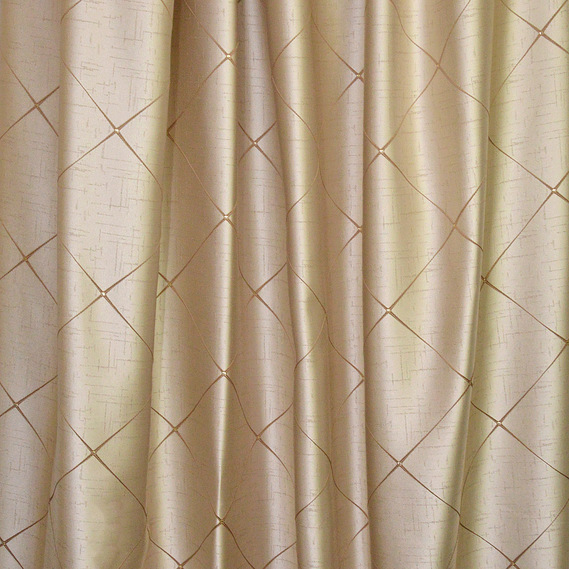 Тканина портьєрна жакардова Нео V-102 світлий беж, фото 1
