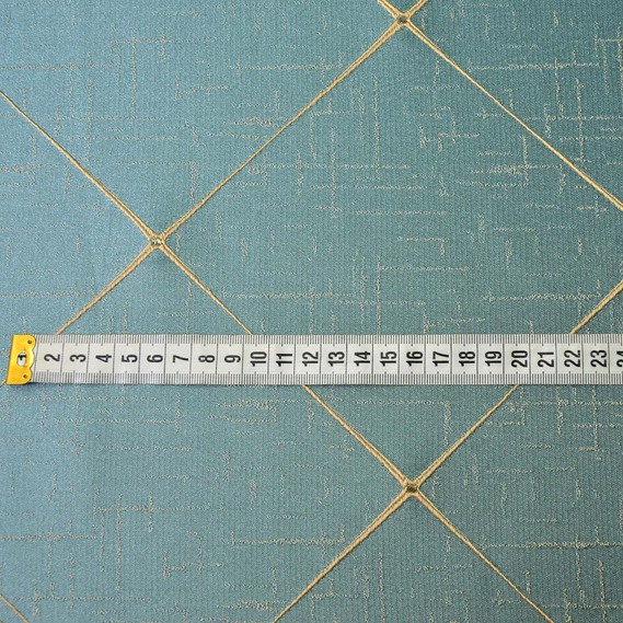 Тканина портьєрна жакардова Нео V-805 бірюза, фото 2