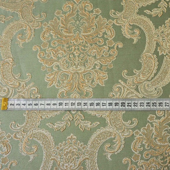 Тканина портьєрна жакардова Мона V-40 олива, фото 2