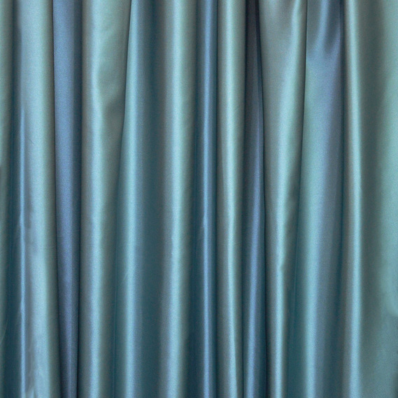 Тканина портьєрна однотонна Піжон V-802 олива бірюза, фото 1