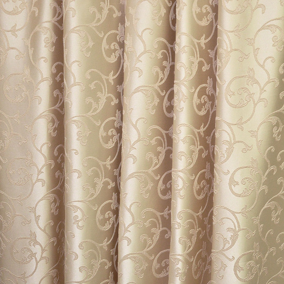 Тканина портьєрна жакардова Есміральда V-110 шампань, фото 1